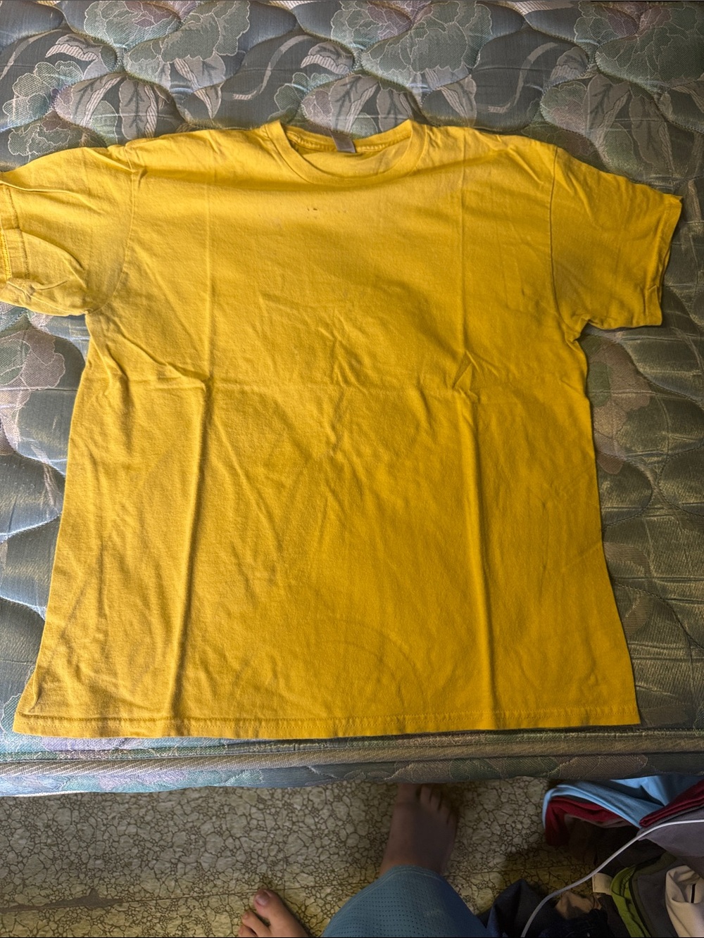 Gildan Bright Yellow Short Sleeve Crewneck Tee